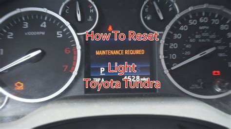0 hour of labor. . Toyota tundra check engine light reset